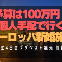 【ブダペスト観光前編】個人手配新婚旅行3泊4日！空港アクセス・BudapestGO・夜景・ブダ城・グルメガイド