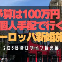 【2泊3日ロンドン新婚旅行】初めてでも安心！効率重視の観光モデルコースと移動完全ガイド